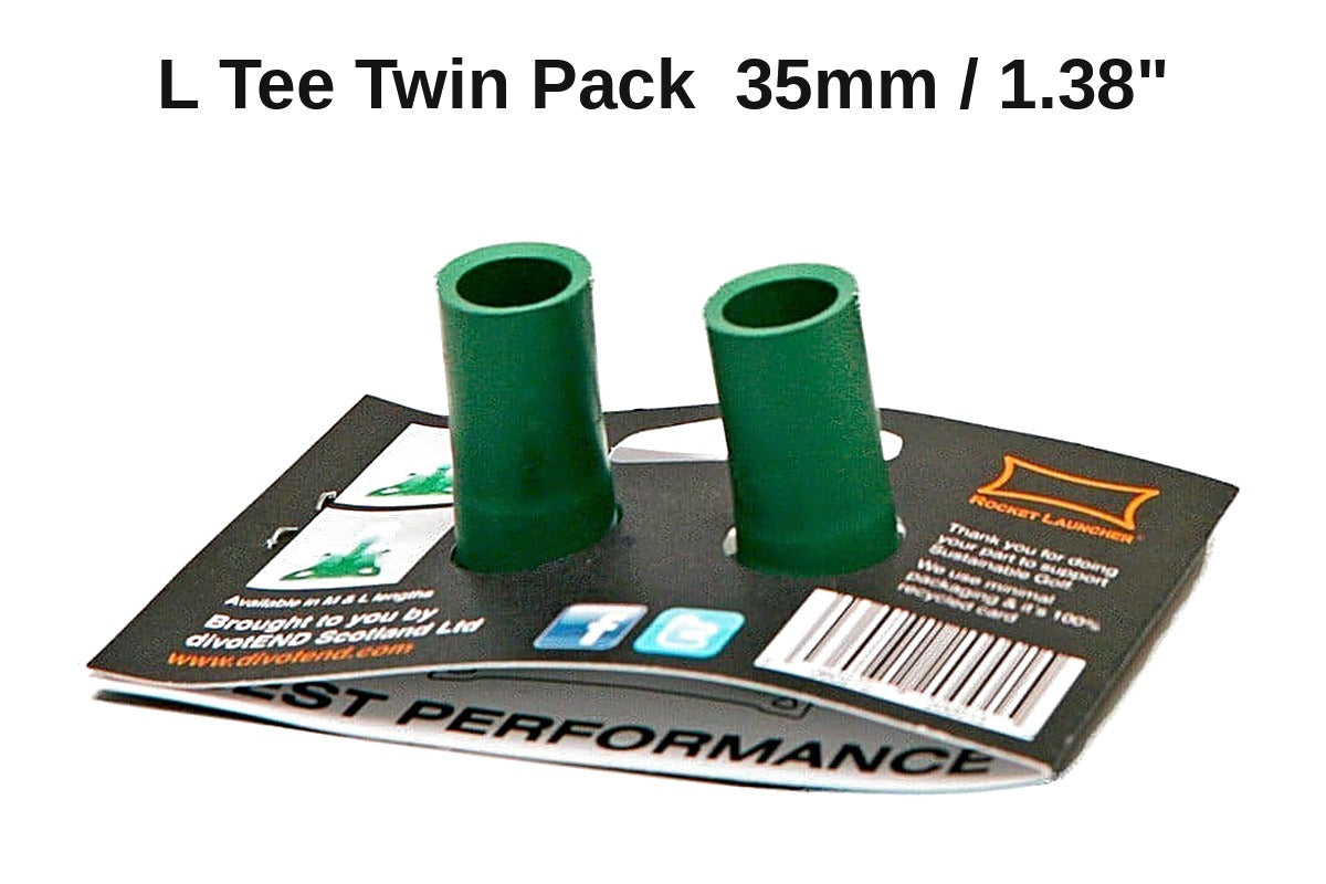 Smart Mat L Tee Twin Pack – 35mm (1.38") golf mat tees