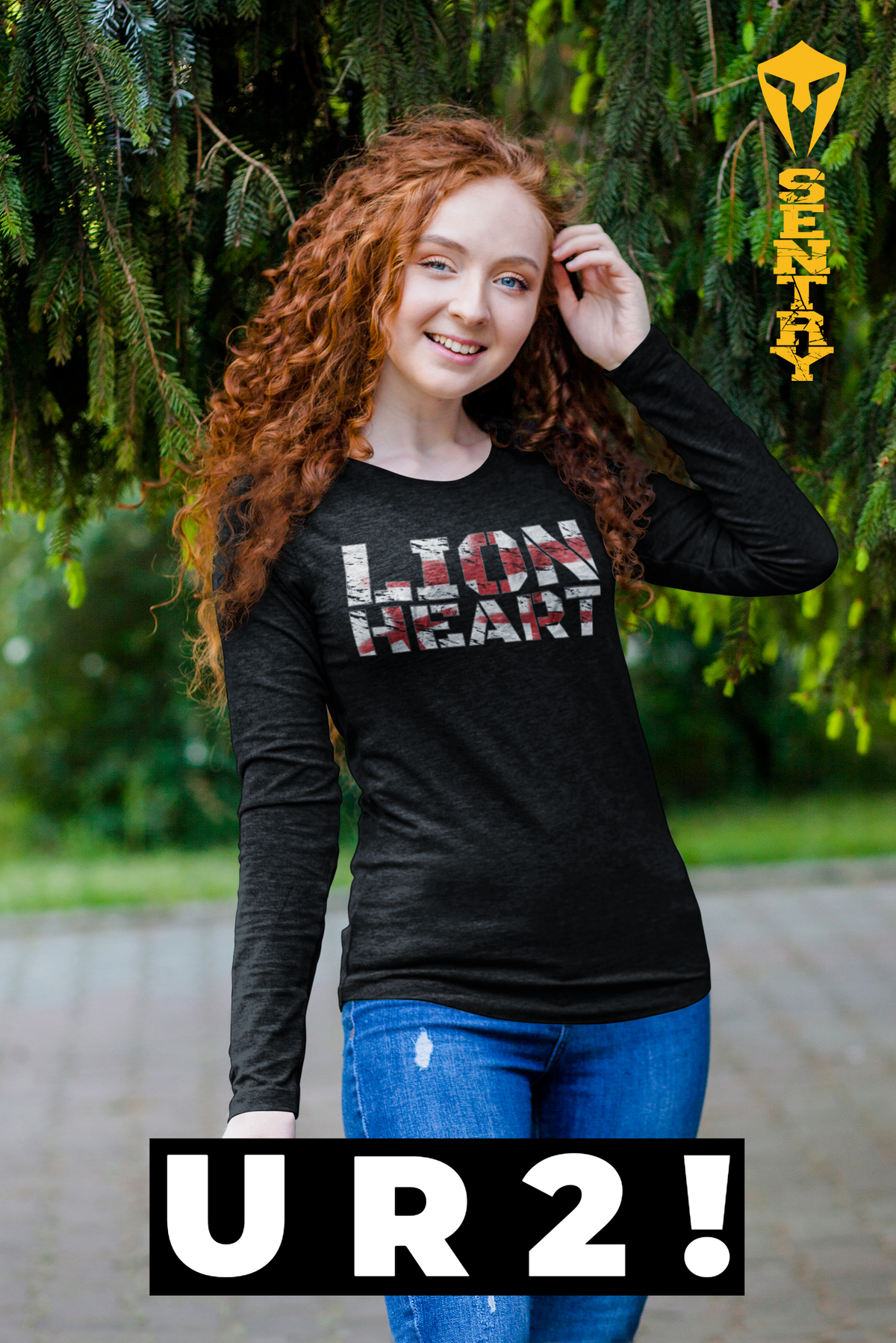 Long Sleeve Tee Lion Heart