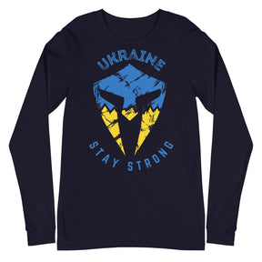 Stay Strong Ukraine Unisex Long Sleeve Tee Shirt - more print design options in store